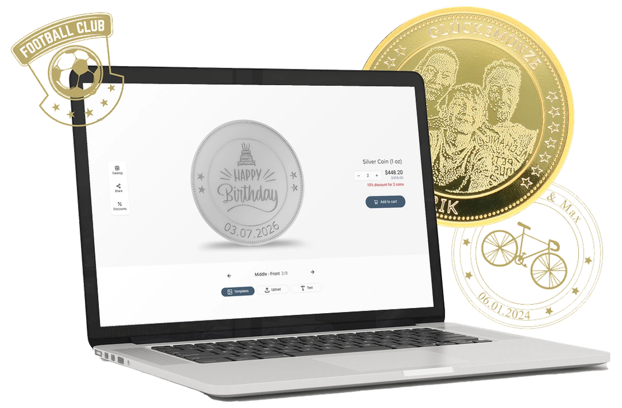Configuración de monedas
