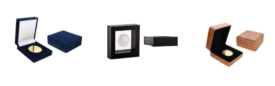estuche para monedas de bautismo y de confirmacion