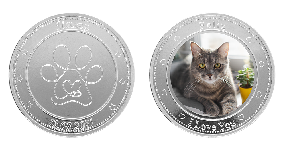 Monedas personalizadas para regalar