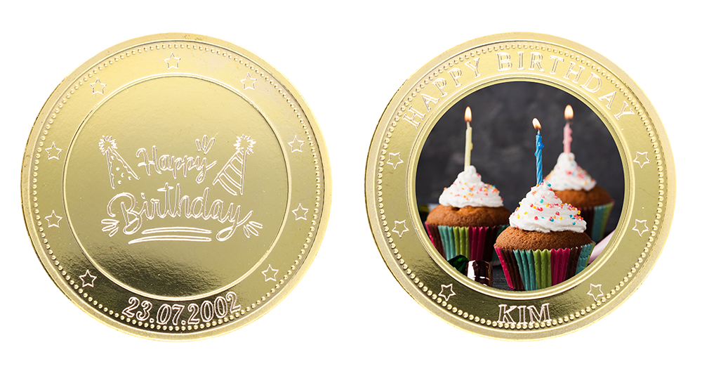 Monedas de oro para regalar